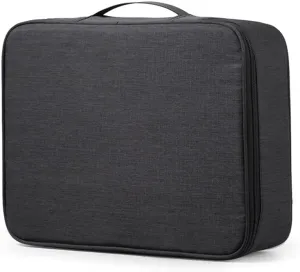 Document Organizer Box, Document Storage Bag with Lock, Locked Storage Box, Storage Pouch, Credential Bag, Diploma Storage Important Document and File Pocket, Laptop, Notebooks, Bank Cards