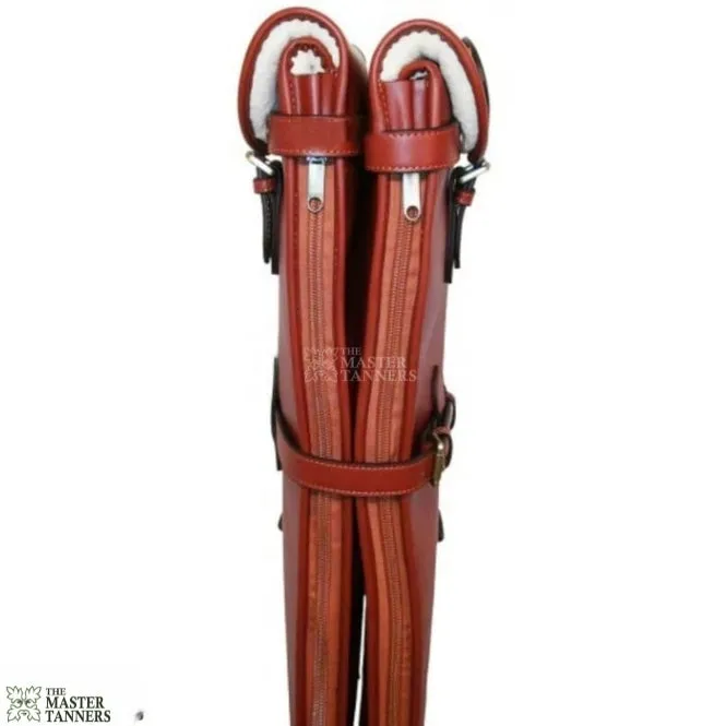 Double Leather Best Shotgun Case with Detachable Design