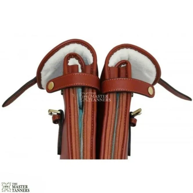 Double Leather Best Shotgun Case with Detachable Design