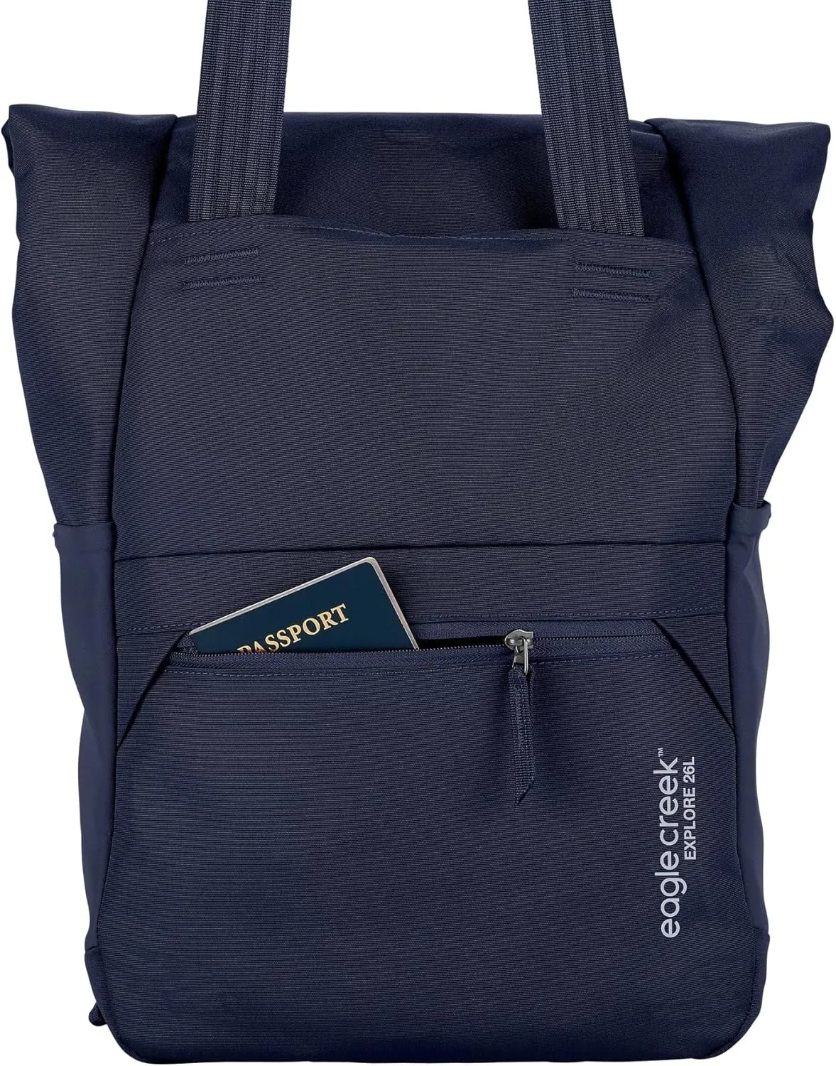 eagle creek Explore Tote Bag for Travel - 100% Weather-Resistant Recycled Polyester with Interior Organization Pockets
