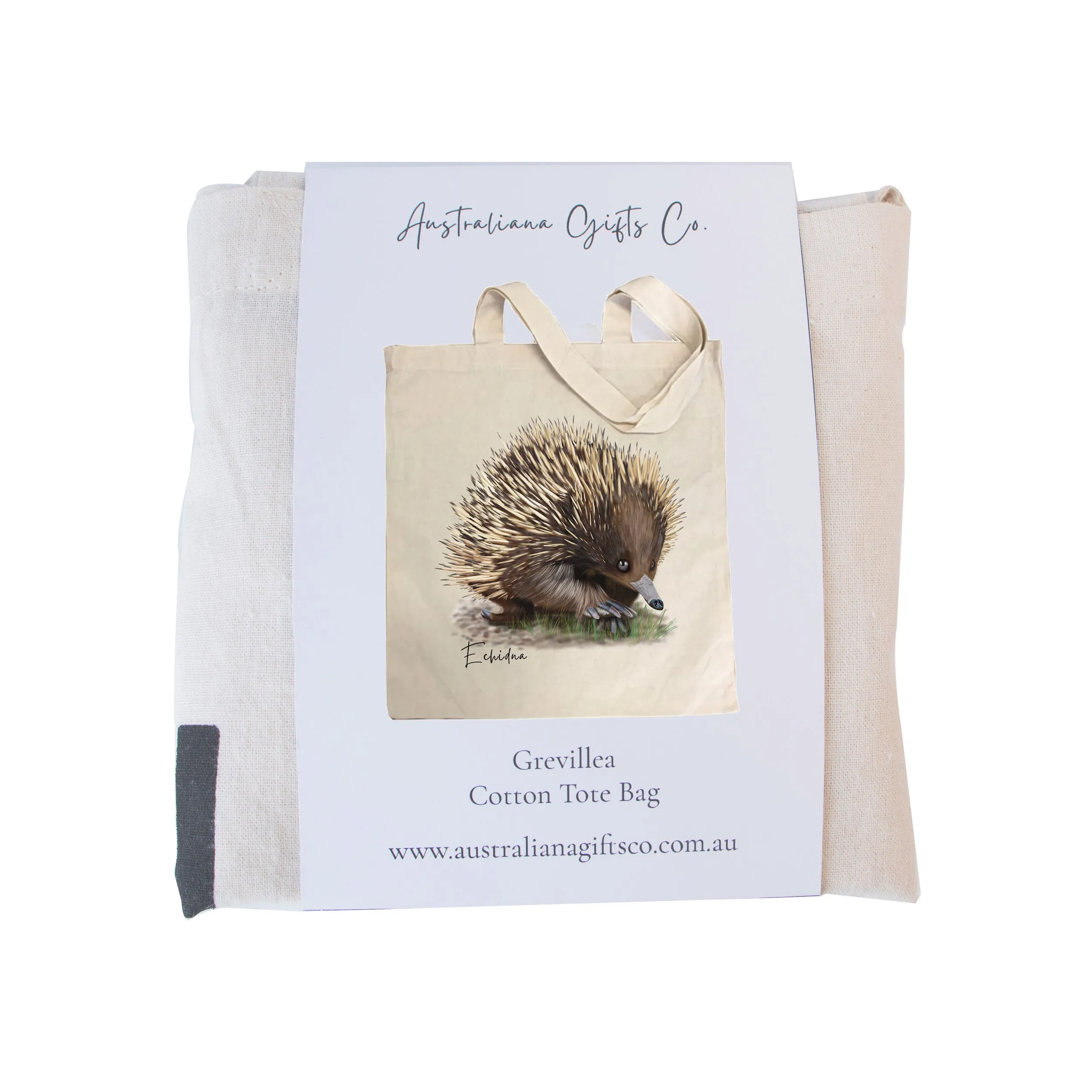 Echidna Cotton Tote Bag
