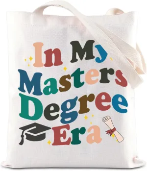 ENSIANTH In My Masters Degree Era Handbag Masters Degree Gift Masters Grad Tote Bag Graduate Student Gift Postgraduate Gift