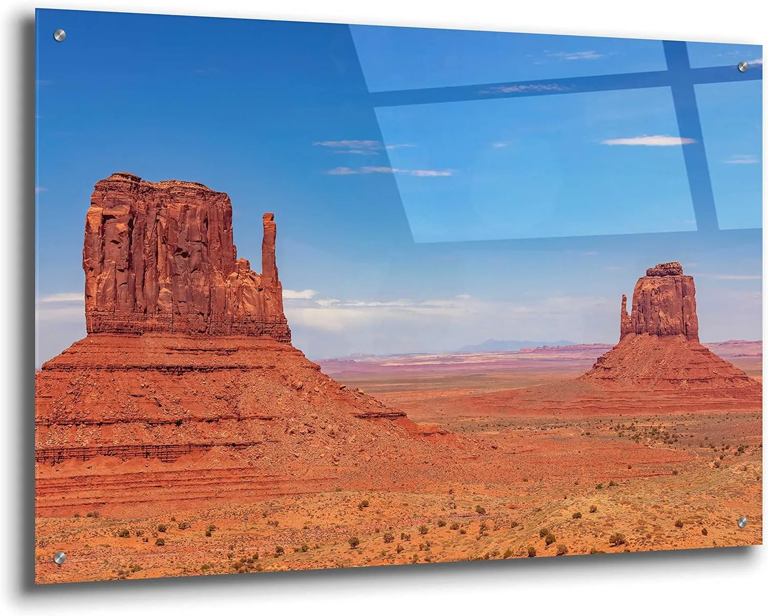 Epic Art 'Utah - Monument Valley 2' by Epic Portfolio, Acrylic Glass Wall Art, 36"x24"