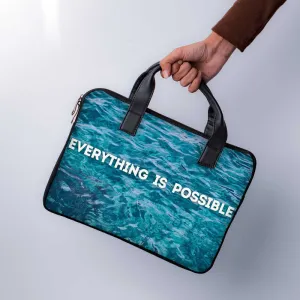 Everything Is Possible Laptop Sleeve With Handle