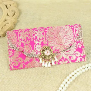 Fabric Money Envelope - Pink