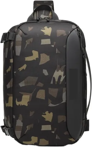 Fashion Design Sense Shoulder Bag Anti-theft Multifunctional U-S-B Shoulder Bag Waterproof Messenger Bag Travel