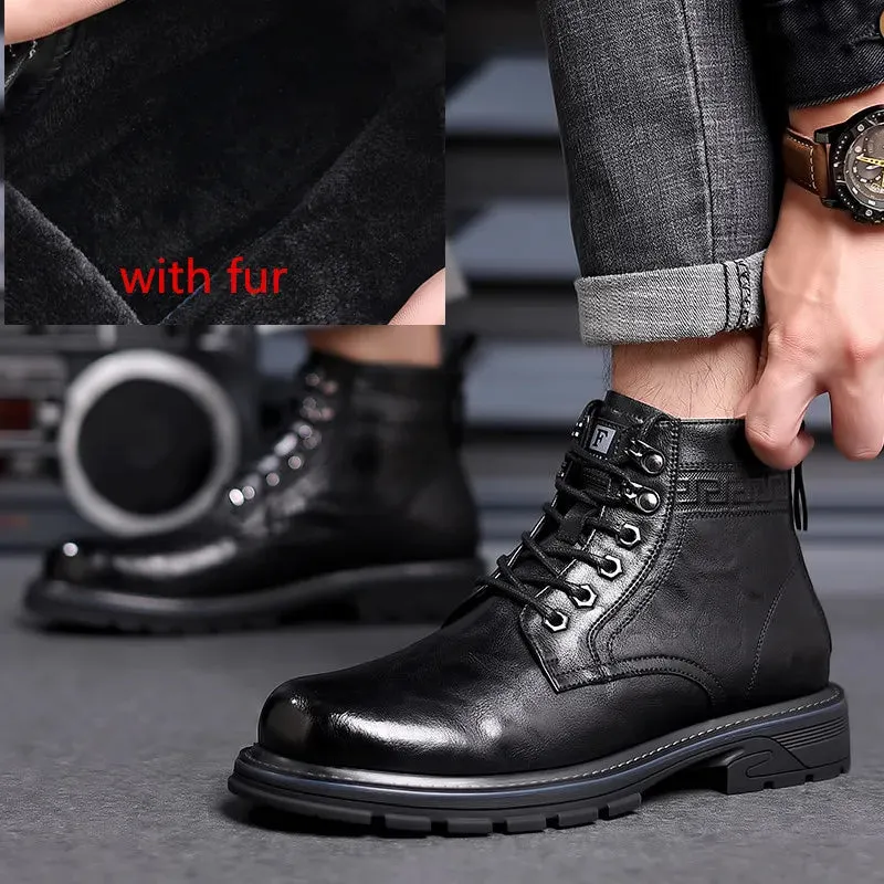 Fashionable Lace up Leather Shoes for men