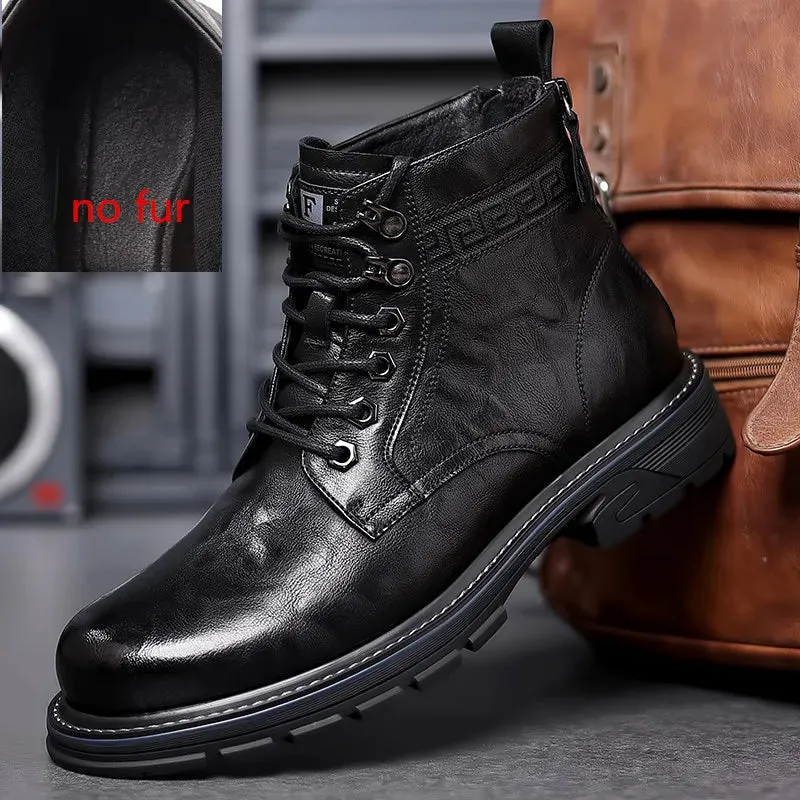 Fashionable Lace up Leather Shoes for men