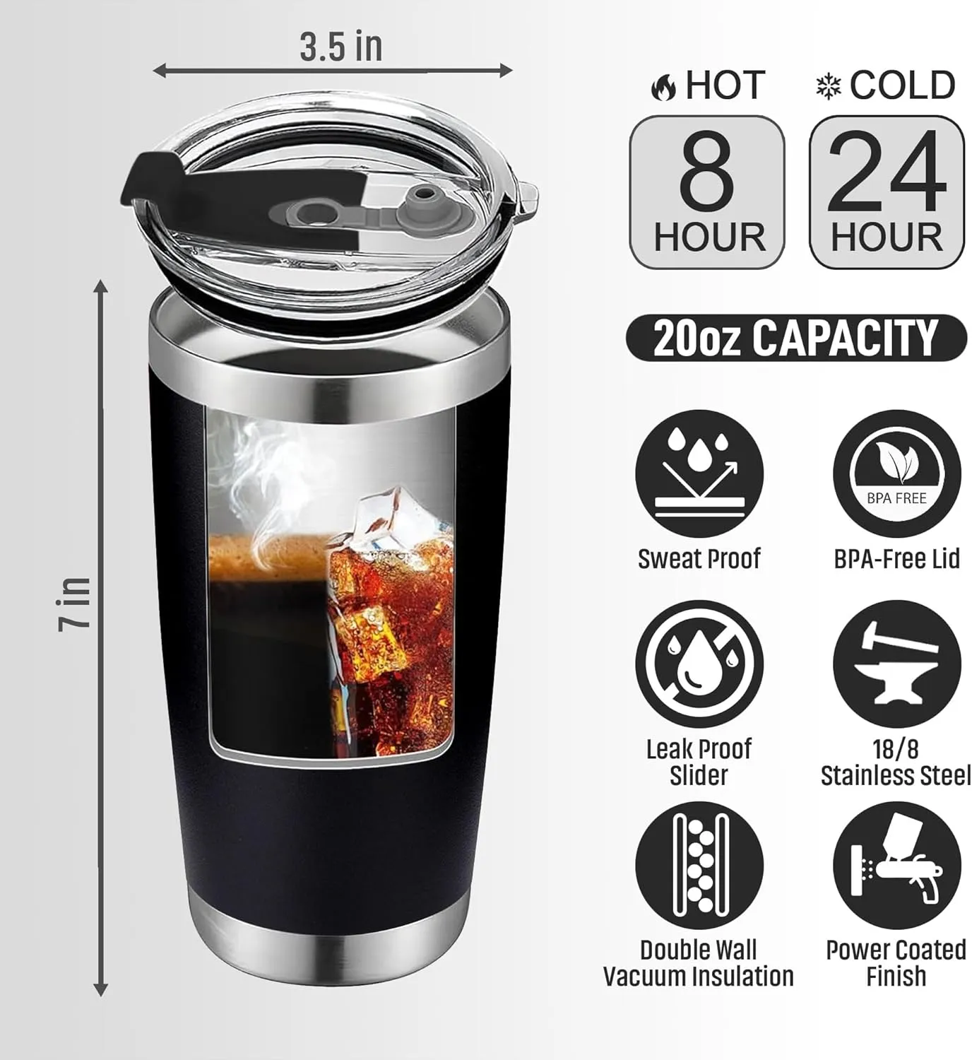 Father's Day Gifts for Dad, Men - Gifts for Dad from Daughter, Son - Dads Birthday Gift Ideas, Happy Birthday gifts for Dads, Fathers - Best Dad Ever Gift, Best dad Tumbler, 20 Oz dad Cup