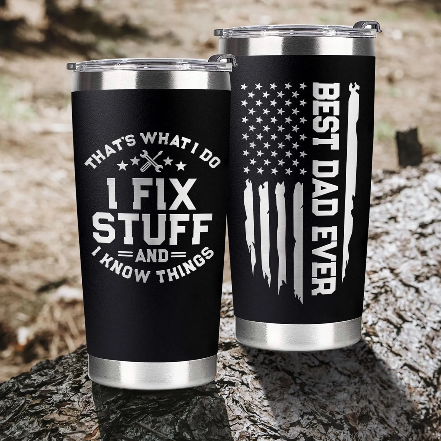 Father's Day Gifts for Dad, Men - Gifts for Dad from Daughter, Son - Dads Birthday Gift Ideas, Happy Birthday gifts for Dads, Fathers - Best Dad Ever Gift, Best dad Tumbler, 20 Oz dad Cup