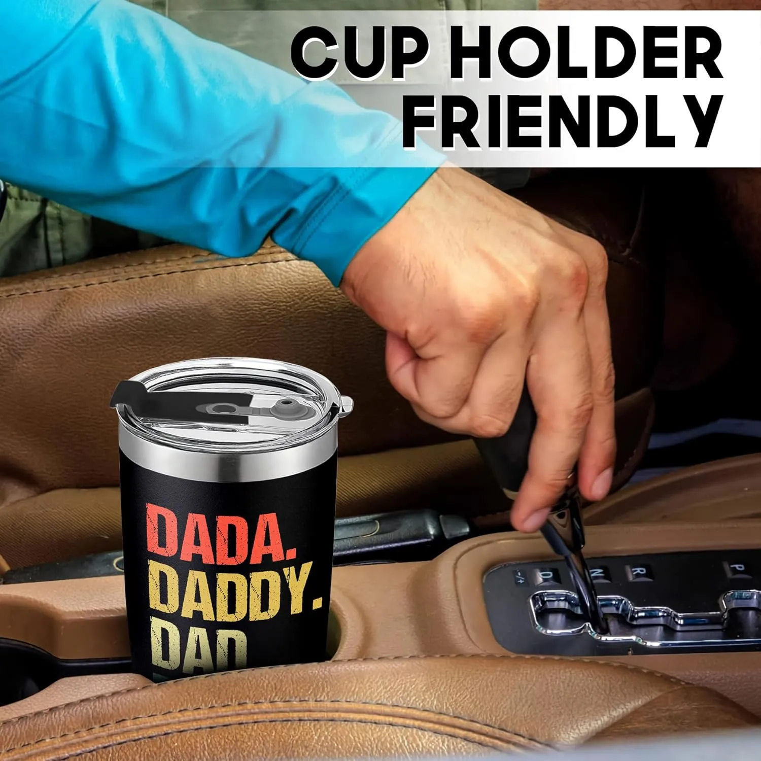 Father's Day Gifts for Dad, Men - Gifts for Dad from Daughter, Son - Dads Birthday Gift Ideas, Happy Birthday gifts for Dads, Fathers - Best Dad Ever Gift, dad Tumbler, 20 oz dad Cup