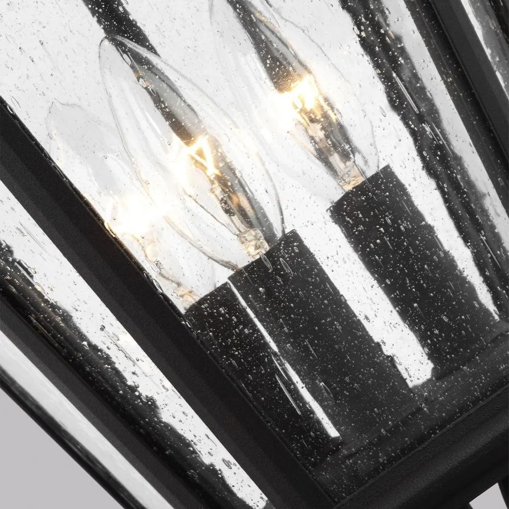 Feiss OL5427BK Cotswold Lane Outdoor Post Lighting, Black, 3-Light (10"W x 22"H) 180watts, 22.5" Height