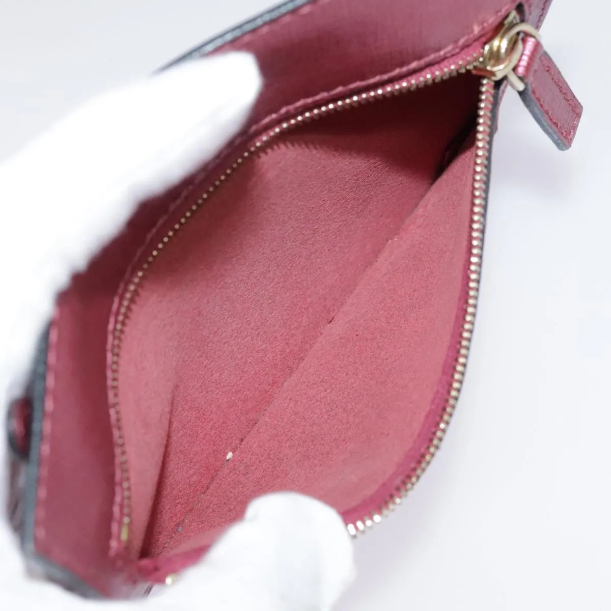 FENDI Tote Bag Leather Pink Gold fm3867