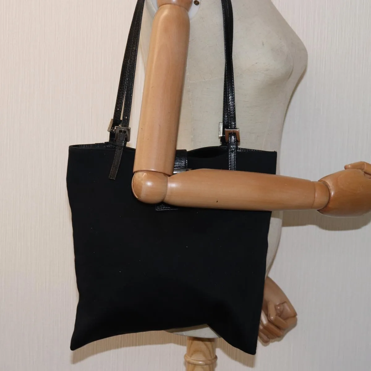 FENDI Tote Bag Nylon Black ep4415