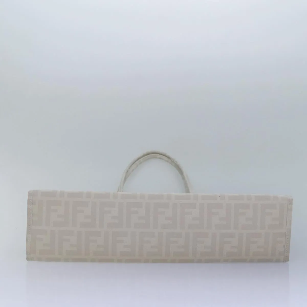 FENDI Tote Bag Nylon White Silver hk1586