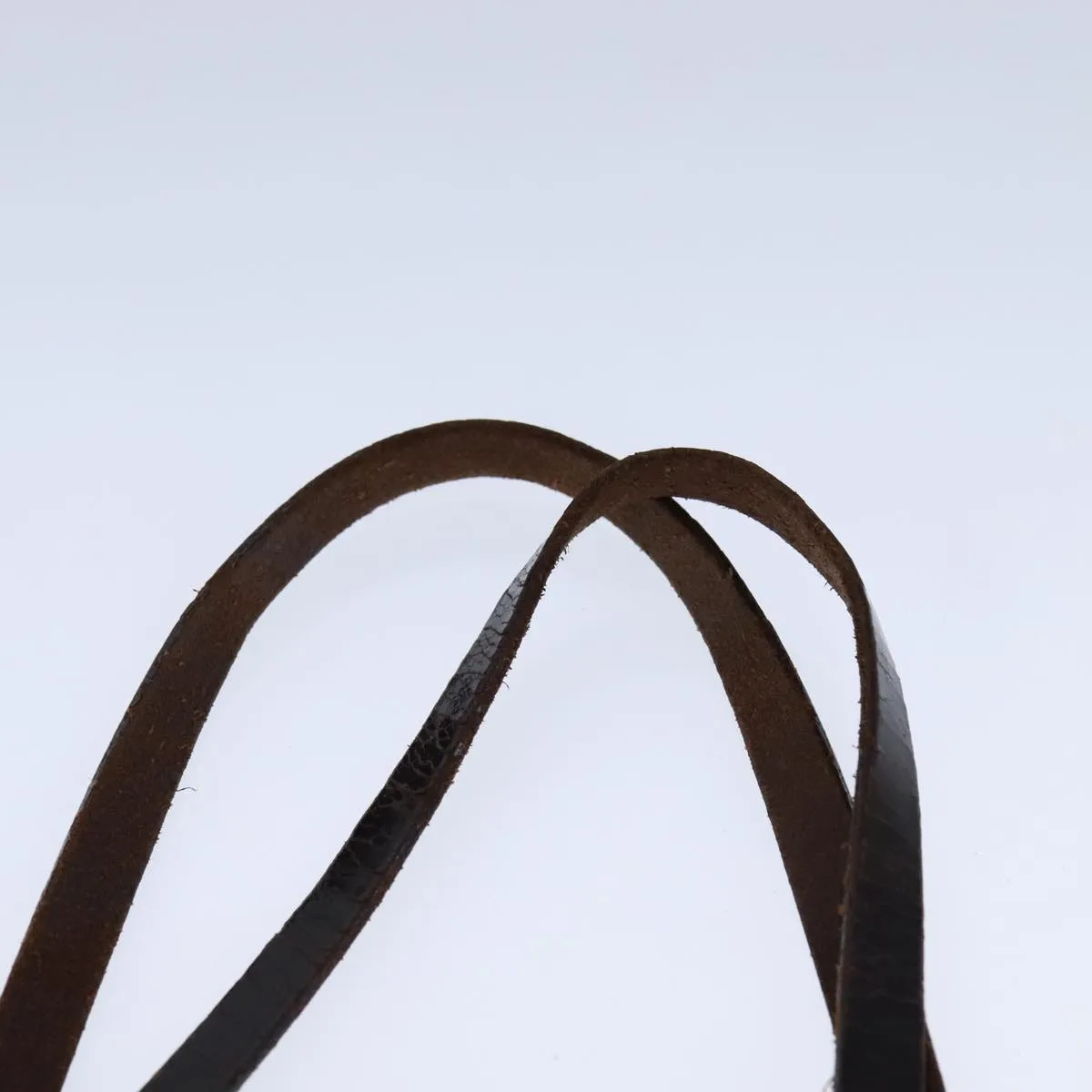FENDI Zucca Canvas Tote Bag Brown Black Silver 106829