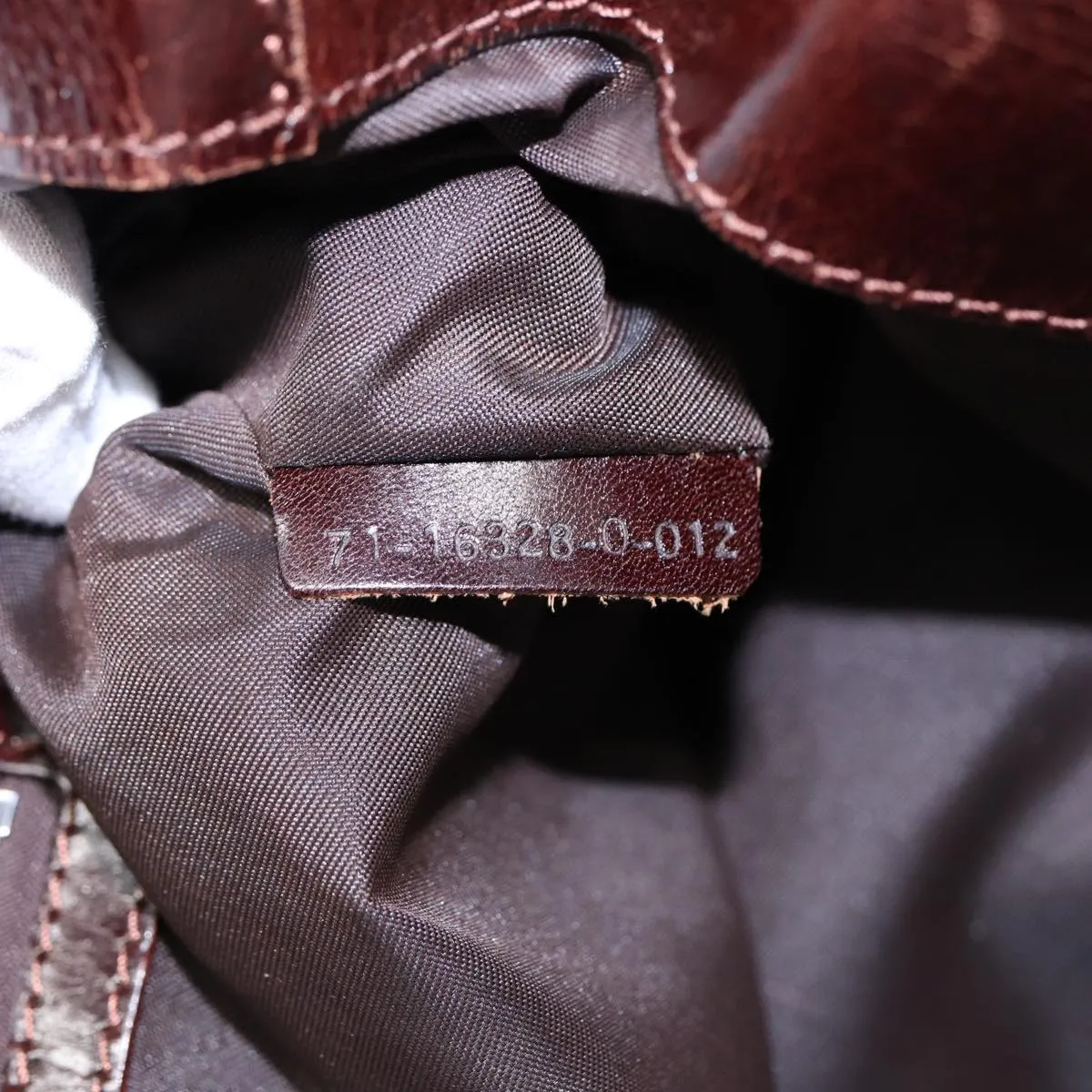 FENDI Zucca Canvas Tote Bag Brown Black yk14553