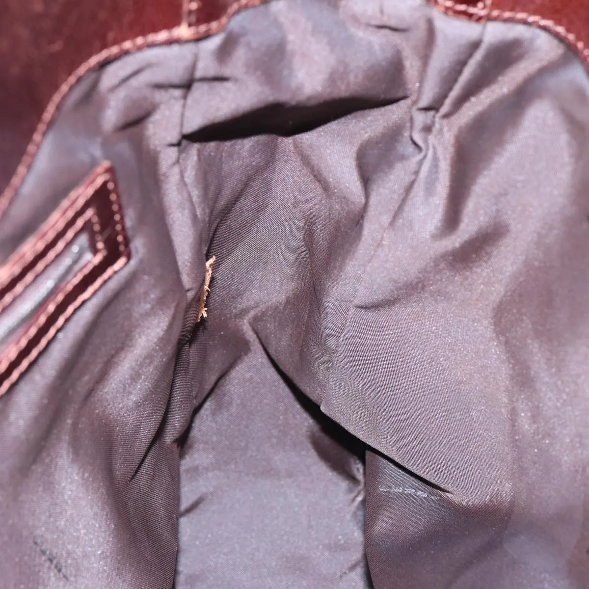 FENDI Zucca Canvas Tote Bag Brown Black yk14553