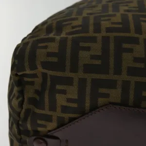 FENDI Zucca Canvas Tote Bag Brown Black yk17053