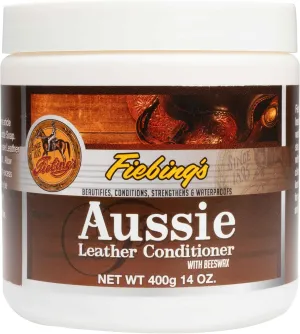 Fiebing's Aussie Leather Conditioner (14 oz) - Contains Beeswax to Withstand Hot Conditions - Preserve, Moisturize, Strengthen, Waterproof All Leathercraft, Car, Couch, Furniture, Purses, Boot, Shoe