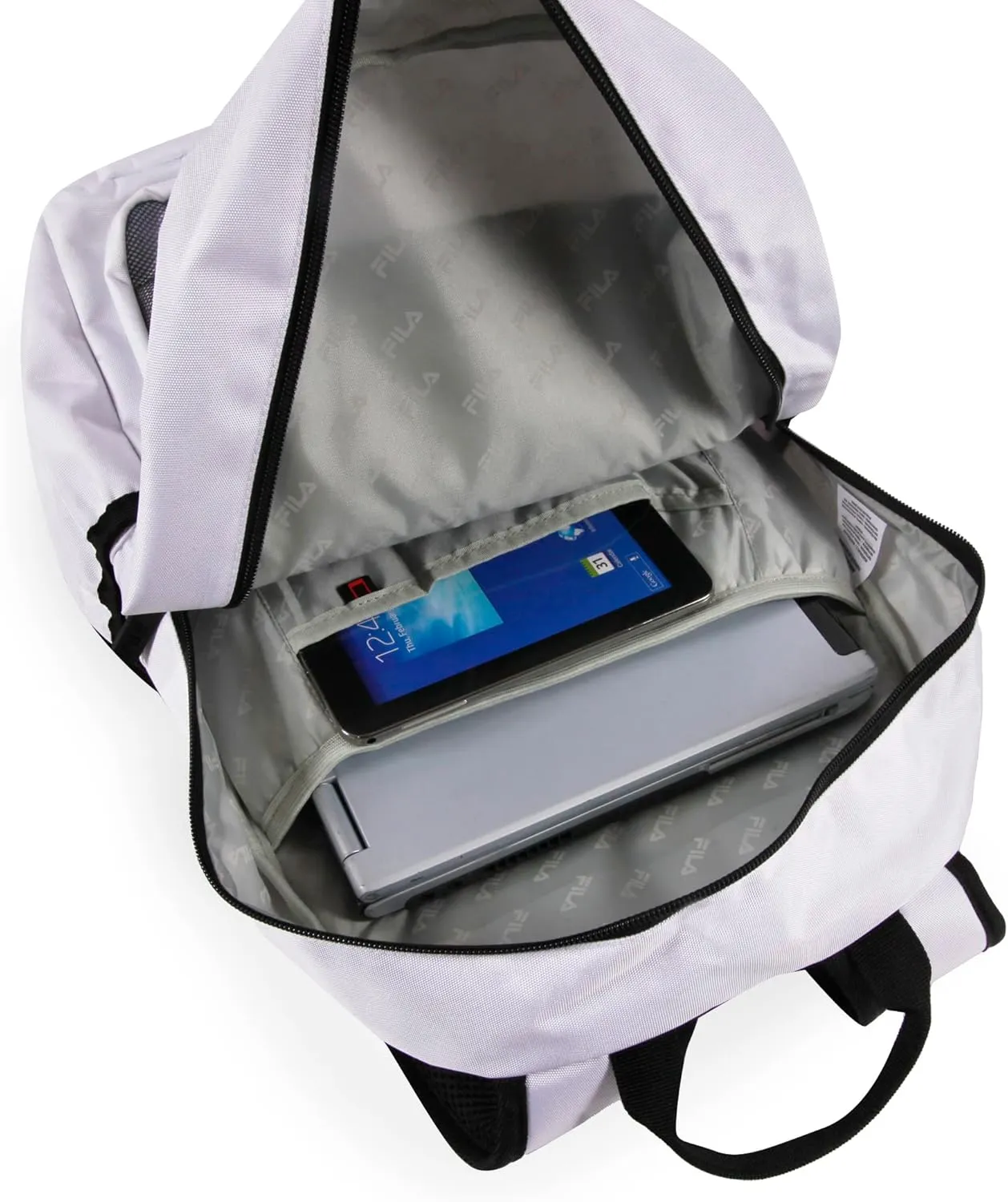 Fila Vermont 2 Laptop Backpack, White/Mixed, One Size