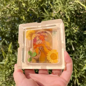 Flower ✵ Alphonse Mucha Art Ashtray ✵