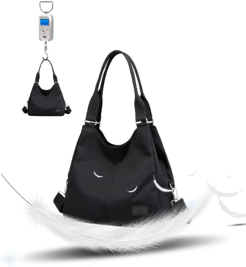 Foldable Tote Bag With Zipper, Large Purses for Women Shoulder Bag,Top Handle Satchel Handbag for Travel Work