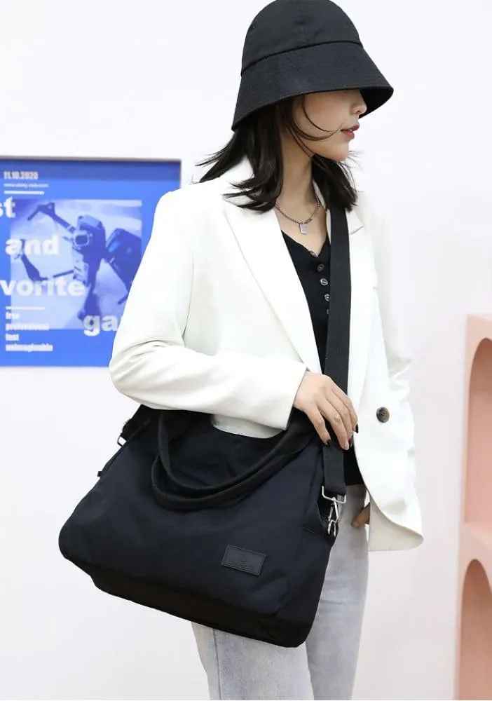 Foldable Tote Bag With Zipper, Large Purses for Women Shoulder Bag,Top Handle Satchel Handbag for Travel Work