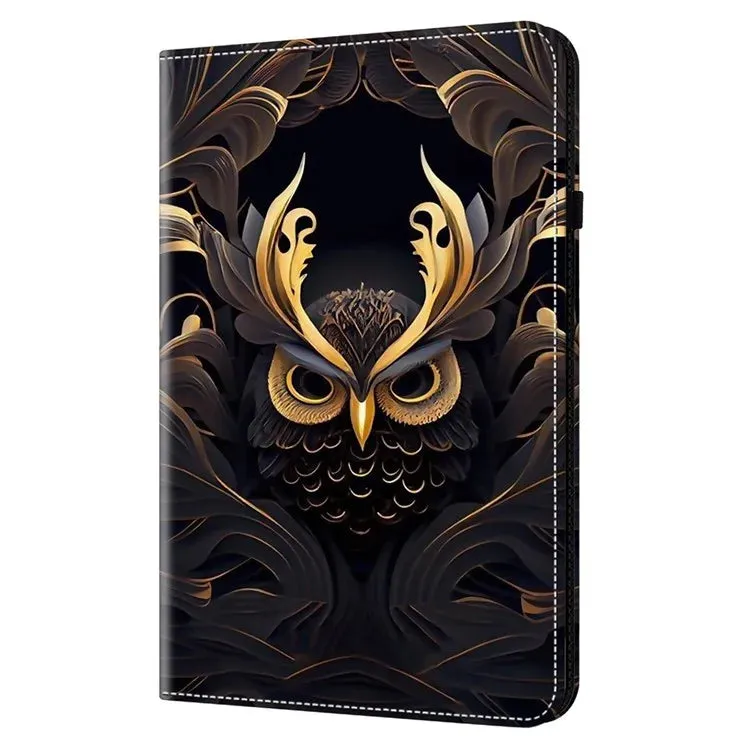 For Honor Pad X8a Case Flip Stand Leather Tablet Cover Pattern Printed