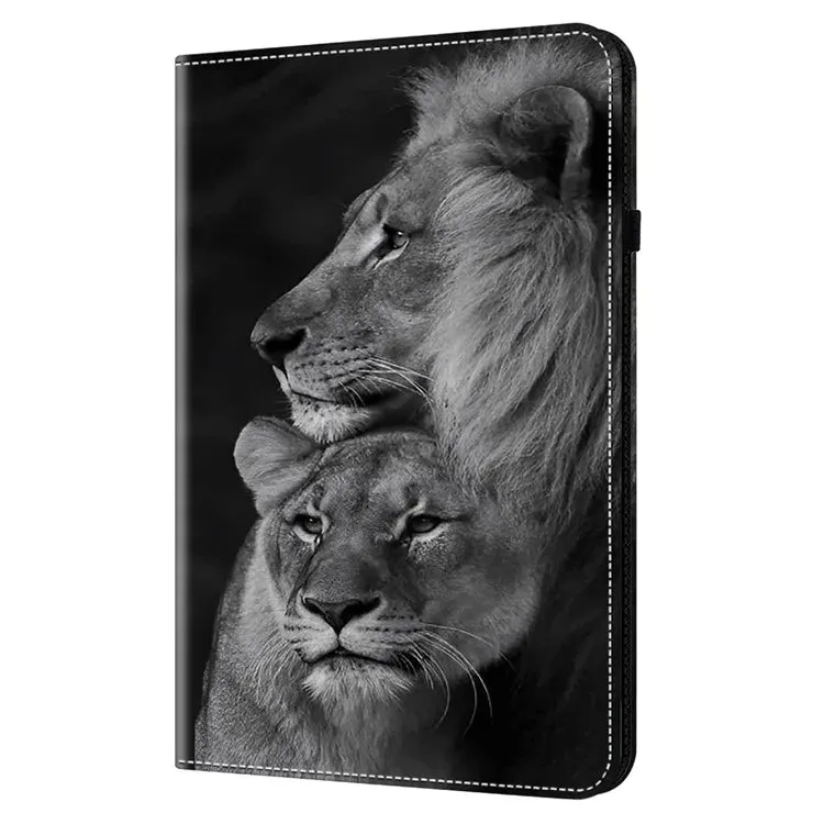 For Honor Pad X8a Case Flip Stand Leather Tablet Cover Pattern Printed