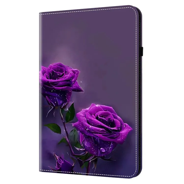 For Honor Pad X8a Case Flip Stand Leather Tablet Cover Pattern Printed