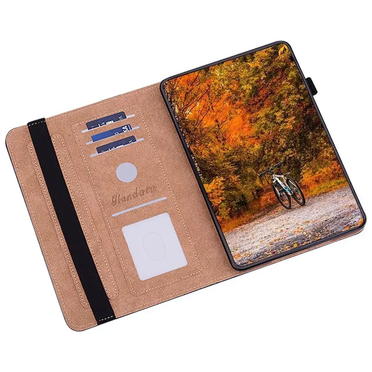 For Honor Pad X8a Case Flip Stand Leather Tablet Cover Pattern Printed