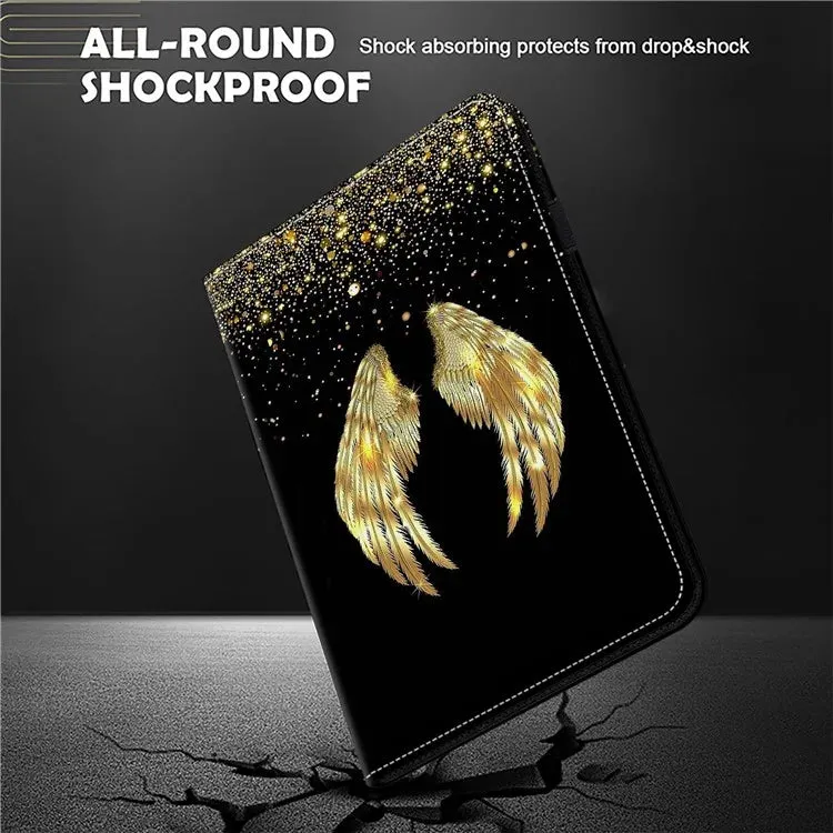 For Honor Pad X8a Case Flip Stand Leather Tablet Cover Pattern Printed