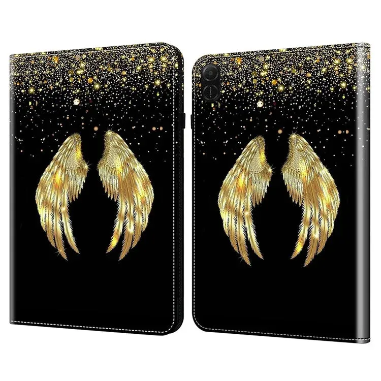 For Honor Pad X8a Case Flip Stand Leather Tablet Cover Pattern Printed