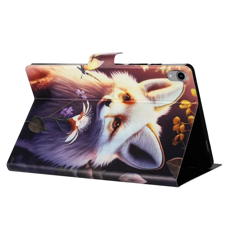 For iPad mini (2021) Case Pattern Printed Stand Litchi Texture Leather Tablet Cover with Card Slots