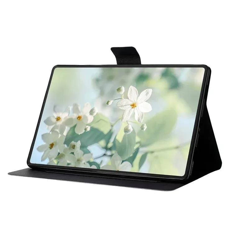 For iPad mini (2021) Case Pattern Printed Stand Litchi Texture Leather Tablet Cover with Card Slots
