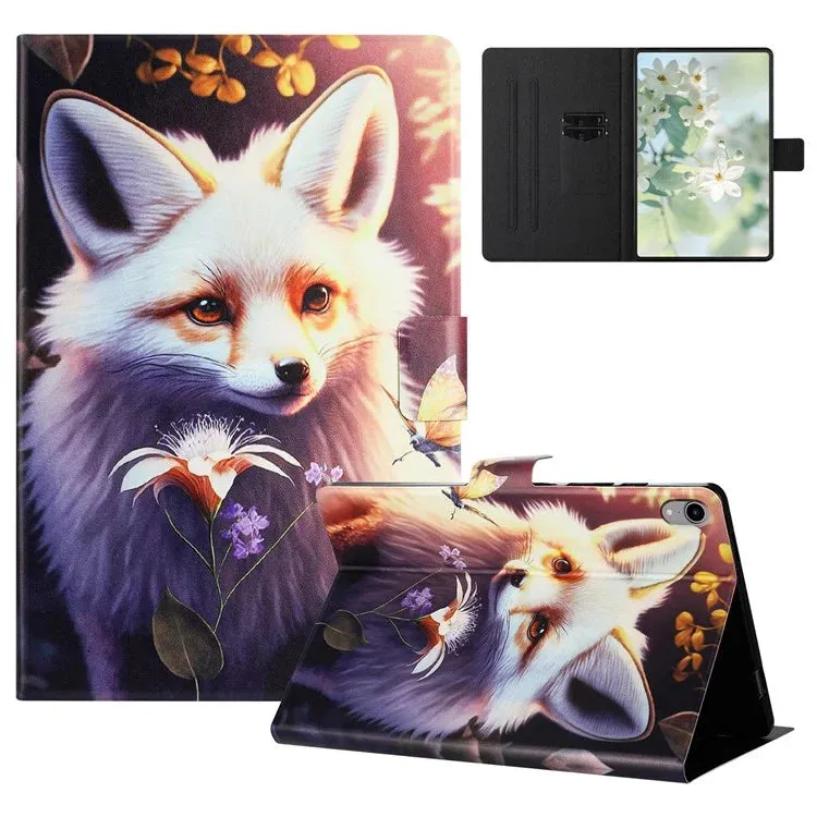 For iPad mini (2021) Case Pattern Printed Stand Litchi Texture Leather Tablet Cover with Card Slots