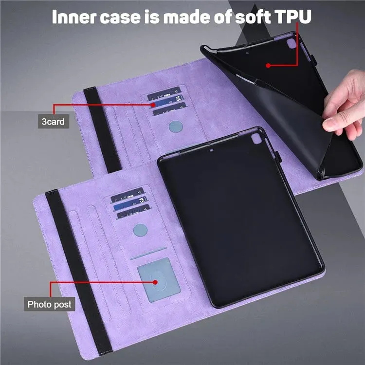 For Xiaomi Pad 7 Pro  /  Pad 7 Case Peacock Flower Pattern Card Holder Leather Tablet Cover