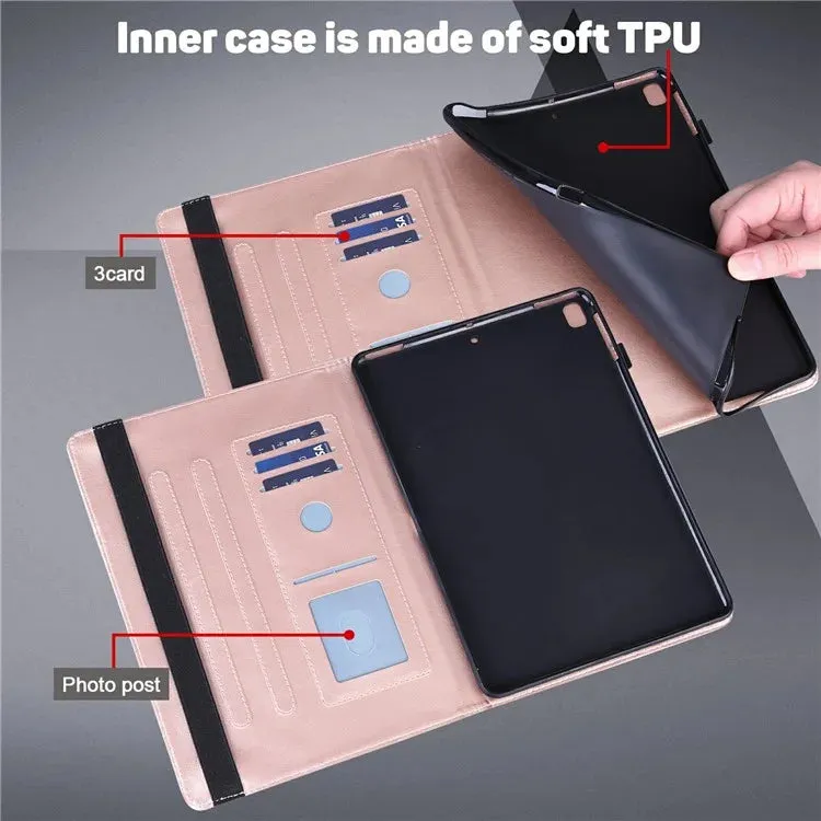 For Xiaomi Pad 7 Pro  /  Pad 7 Case Peacock Flower Pattern Card Holder Leather Tablet Cover