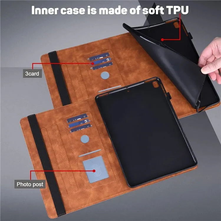 For Xiaomi Pad 7 Pro  /  Pad 7 Case Peacock Flower Pattern Card Holder Leather Tablet Cover