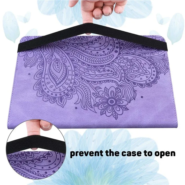 For Xiaomi Pad 7 Pro  /  Pad 7 Case Peacock Flower Pattern Card Holder Leather Tablet Cover