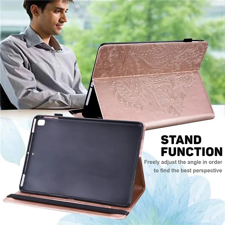For Xiaomi Pad 7 Pro  /  Pad 7 Case Peacock Flower Pattern Card Holder Leather Tablet Cover