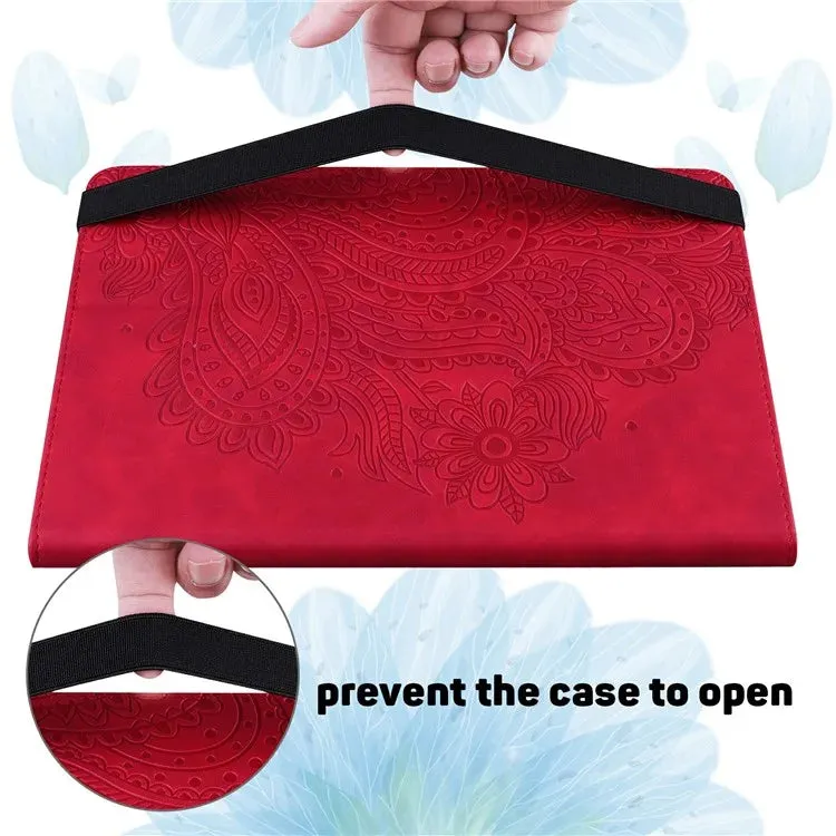 For Xiaomi Pad 7 Pro  /  Pad 7 Case Peacock Flower Pattern Card Holder Leather Tablet Cover