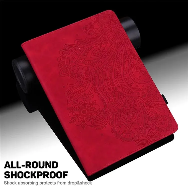 For Xiaomi Pad 7 Pro  /  Pad 7 Case Peacock Flower Pattern Card Holder Leather Tablet Cover