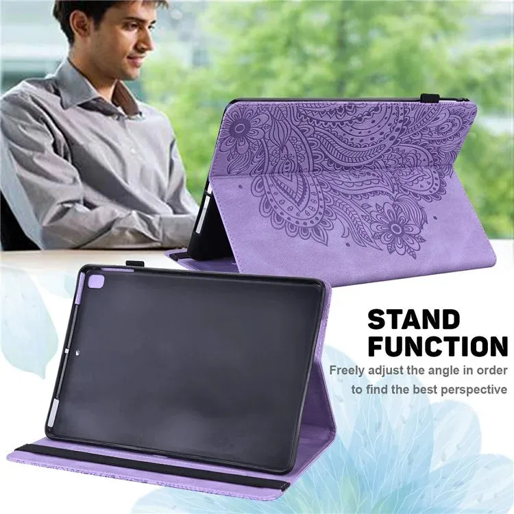For Xiaomi Pad 7 Pro  /  Pad 7 Case Peacock Flower Pattern Card Holder Leather Tablet Cover