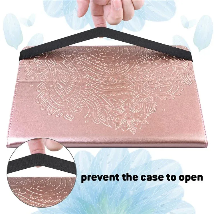 For Xiaomi Pad 7 Pro  /  Pad 7 Case Peacock Flower Pattern Card Holder Leather Tablet Cover