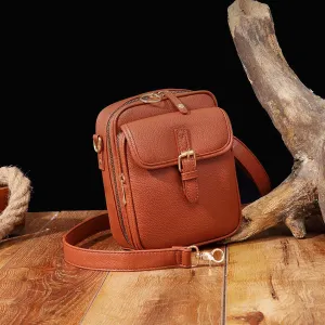 Forcipower Collaboraten1 Crossbody Leather Bag,Urvashi Bag,Urvashi Vintage Double Layer Large Capacity Mini Cross Body Bags