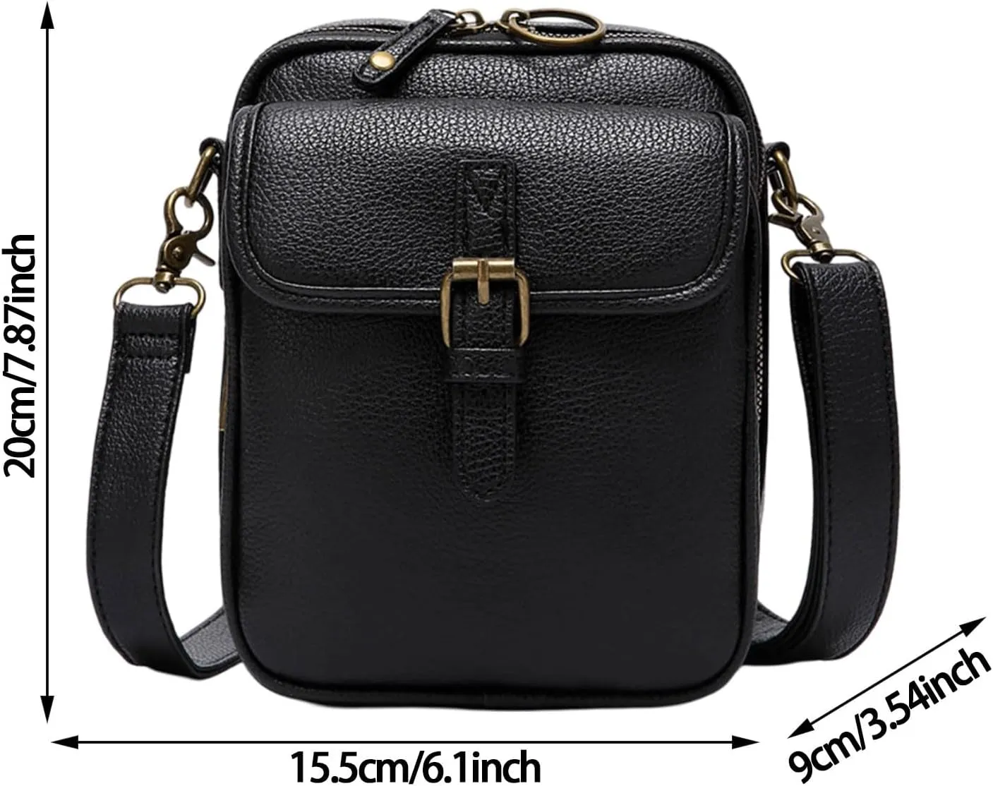 Forcipower Collaboraten1 Crossbody Leather Bag,Urvashi Bag,Urvashi Vintage Double Layer Large Capacity Mini Cross Body Bags