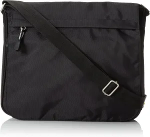 Full Flap Shoulder Bag Pw, Black, One Size