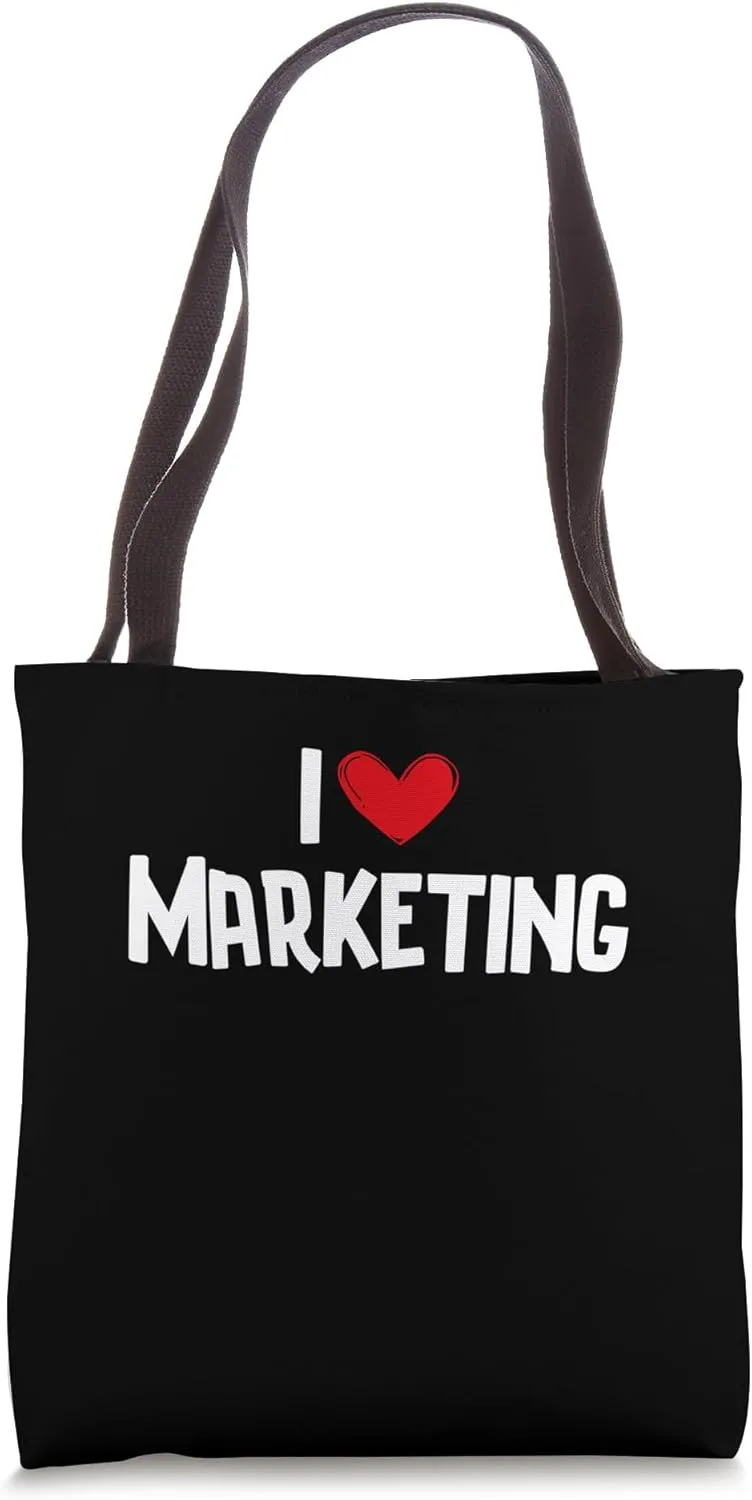 Funny Marketing Art For Men Women Online Marketer Brand Tote Bag